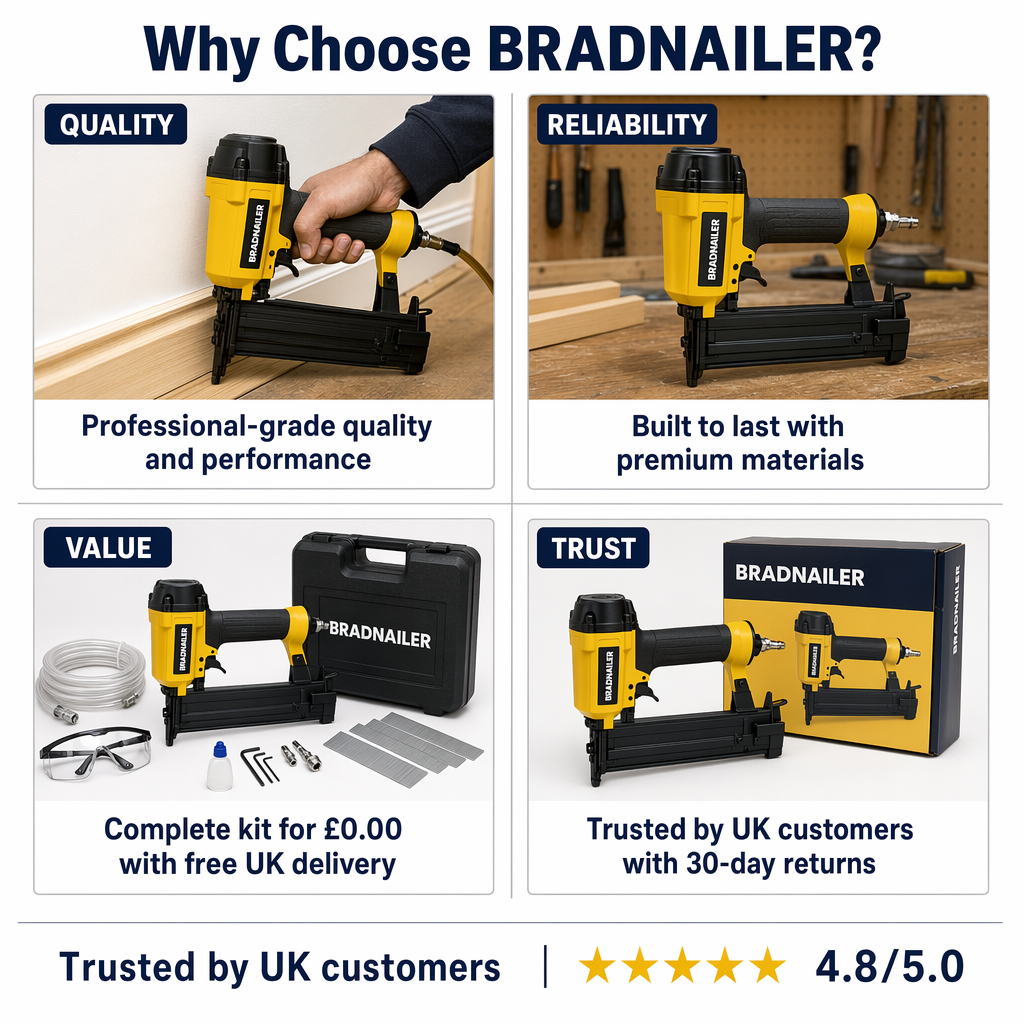 BradNailer four panel product story