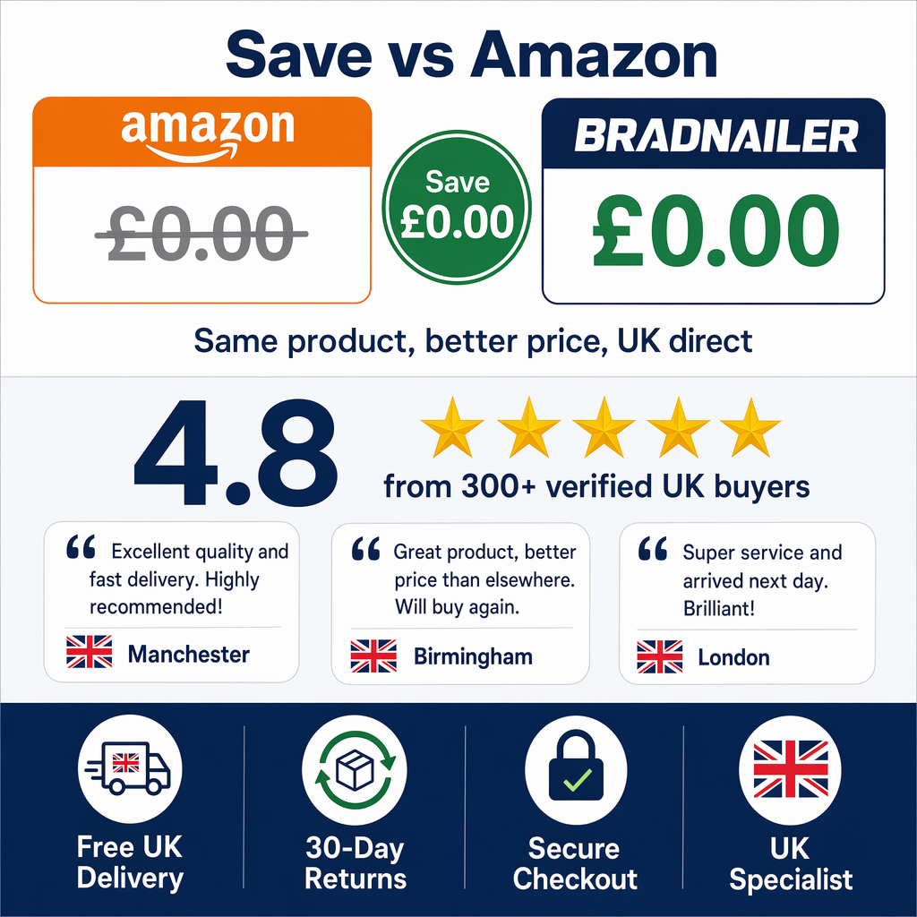 BradNailer trust and price comparison